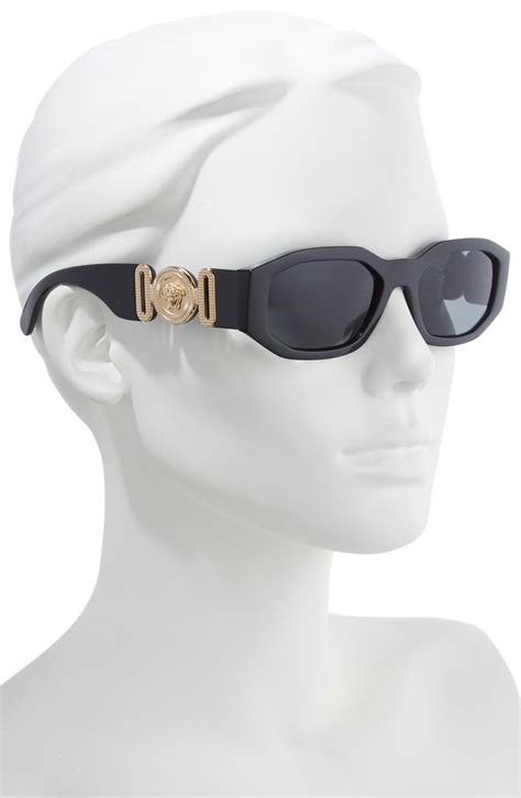 Versace Biggie 53mm Round Sunglasses .